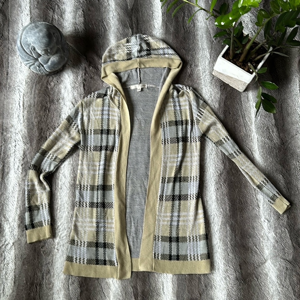 Plaid Say What Cardigan